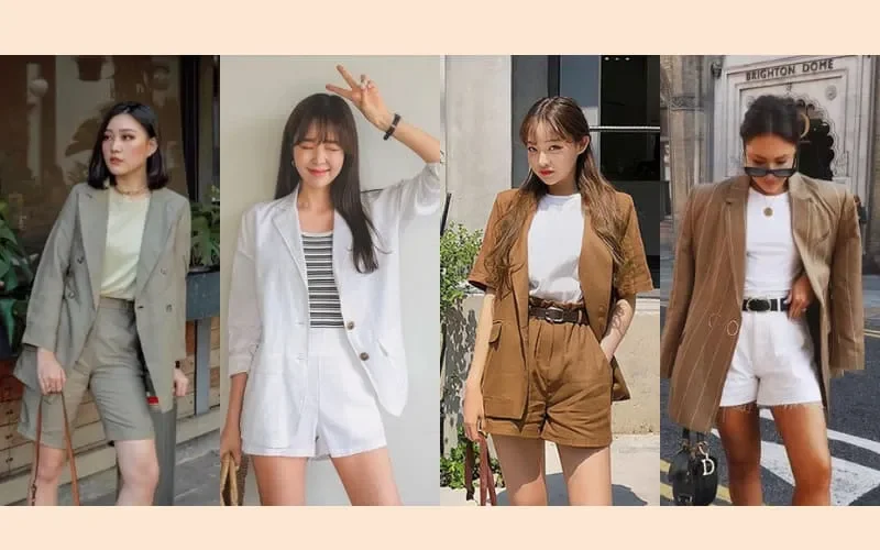 Cách Mix Đồ Với Áo Blazer Croptop