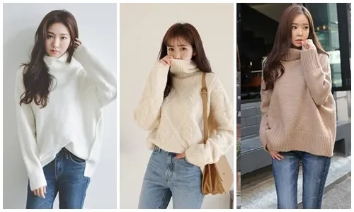 Cách Phối Đồ Đẹp Với Áo Len Cổ Lọ