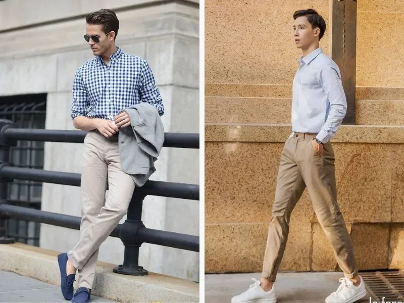 Cách Phối Đồ Với Quần Kaki Nam Cho Các Dịp Khác Nhau